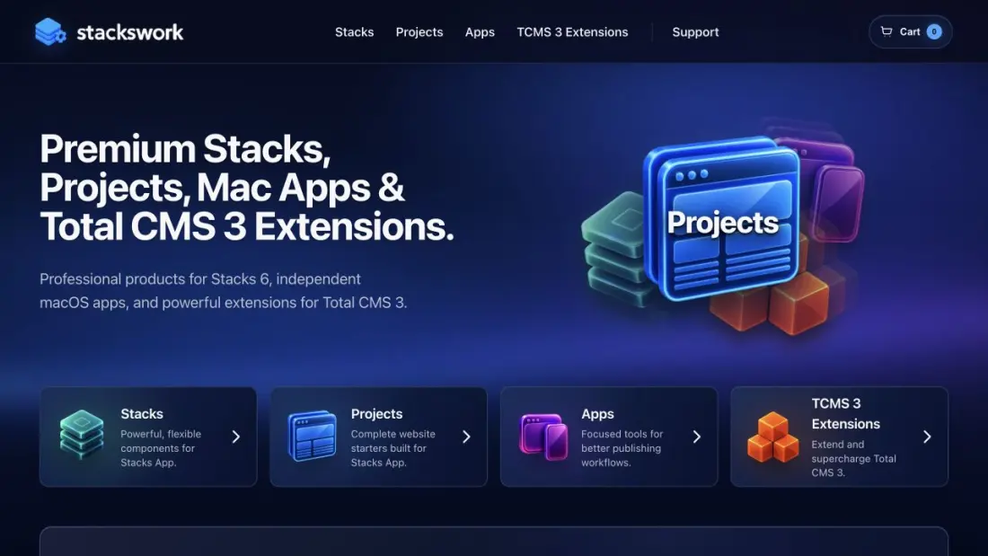 Stackswork: tools, website projects and Mac apps I have developed